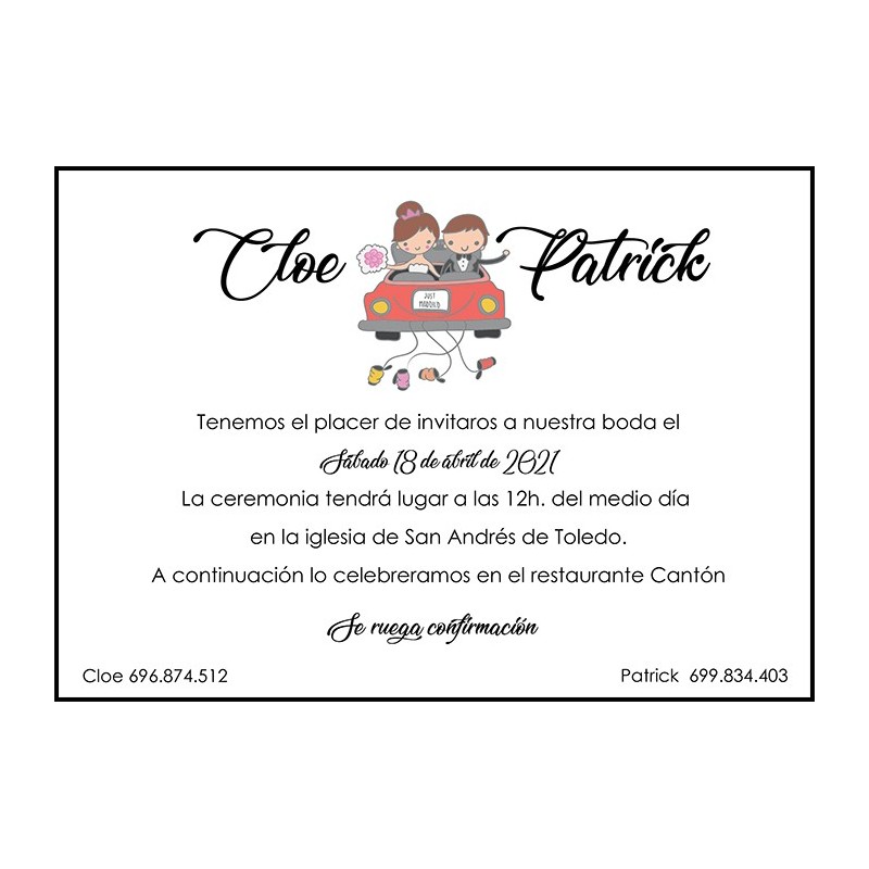 Invitaciones de boda Invitaciones de boda