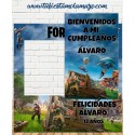 Marco de Polaroid y cartel de Fortnite