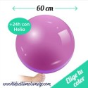 Globo de látex redondo 60 cm.
