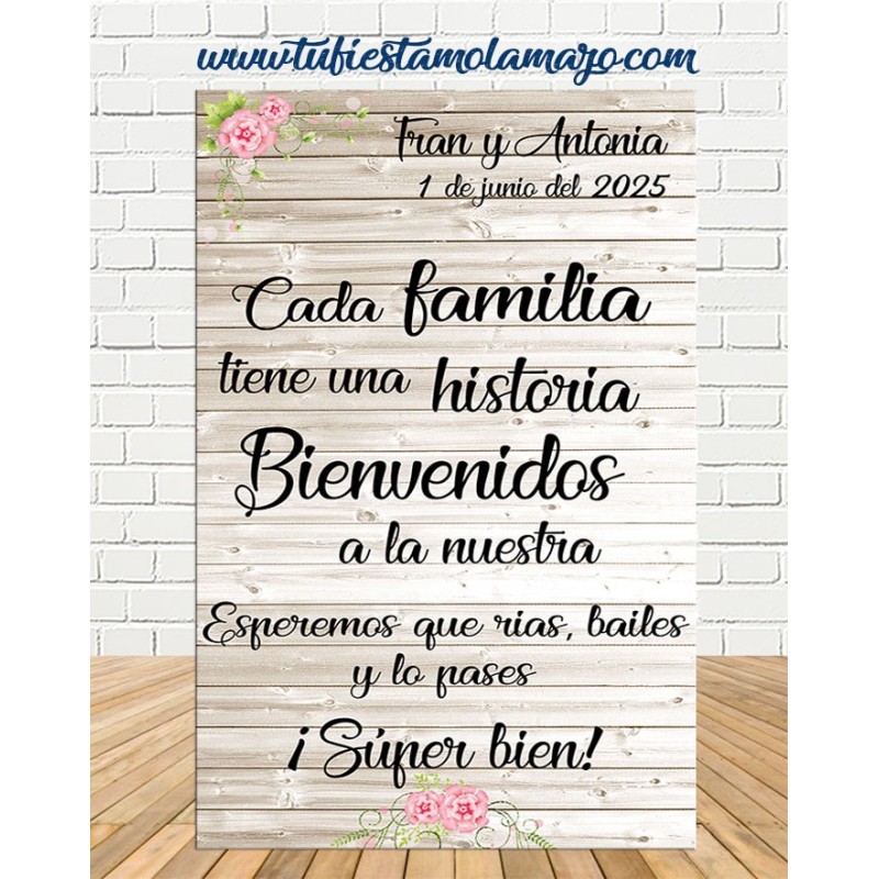 Carteles bienvenidos  Tarjeta de bienvenida, Carteles de