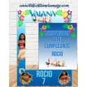 Photocall y cartel Vaiana