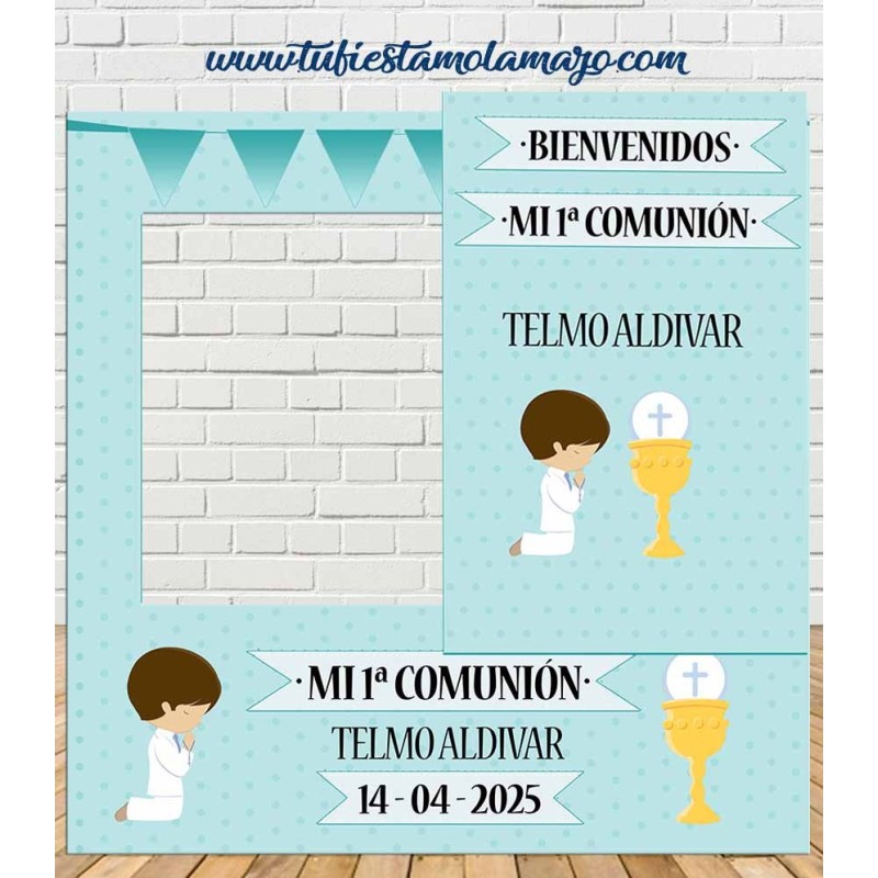 Photocall de Comunión Niño - Tu Fiesta Mola Mazo