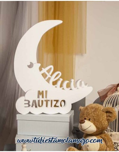 Luna Bautizo Personaliza