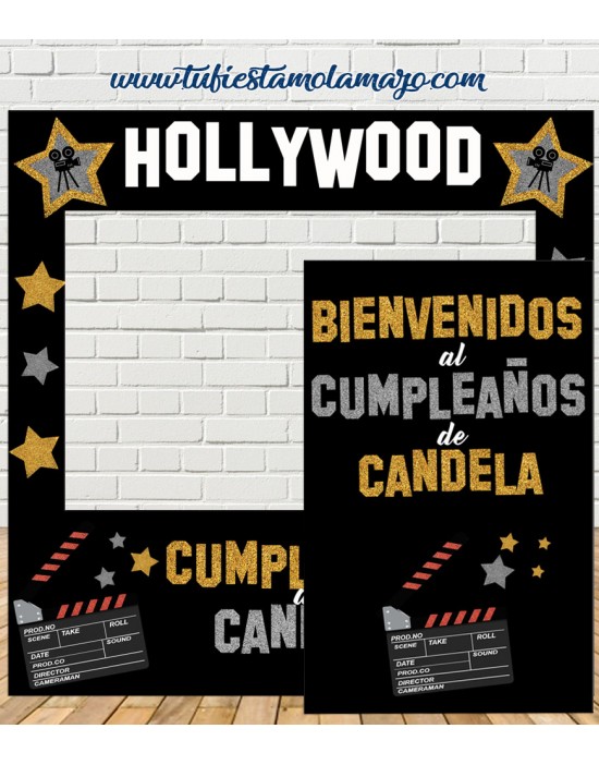 Photocall Cumpleaños de Hollywood