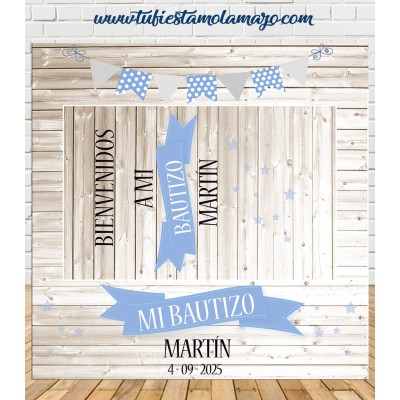 Marco Photocall Bautizo Niño con Accesorios✔️ por sólo 6,71 €. Envío en  24h. Tienda Online. . ✓. Artículos de  decoración para Fiestas.