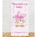 Cartel Bienvenida de Bautizo Osa