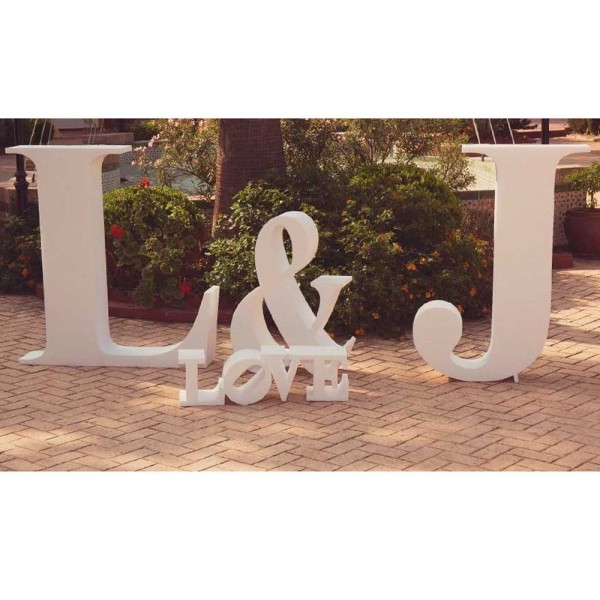 Letras y Bodas  Letras para Bodas y Eventos de corcho