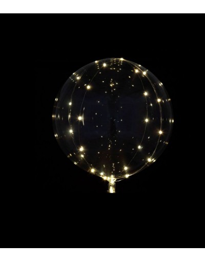 Globo DECO Burbuja Transparente con luces LED