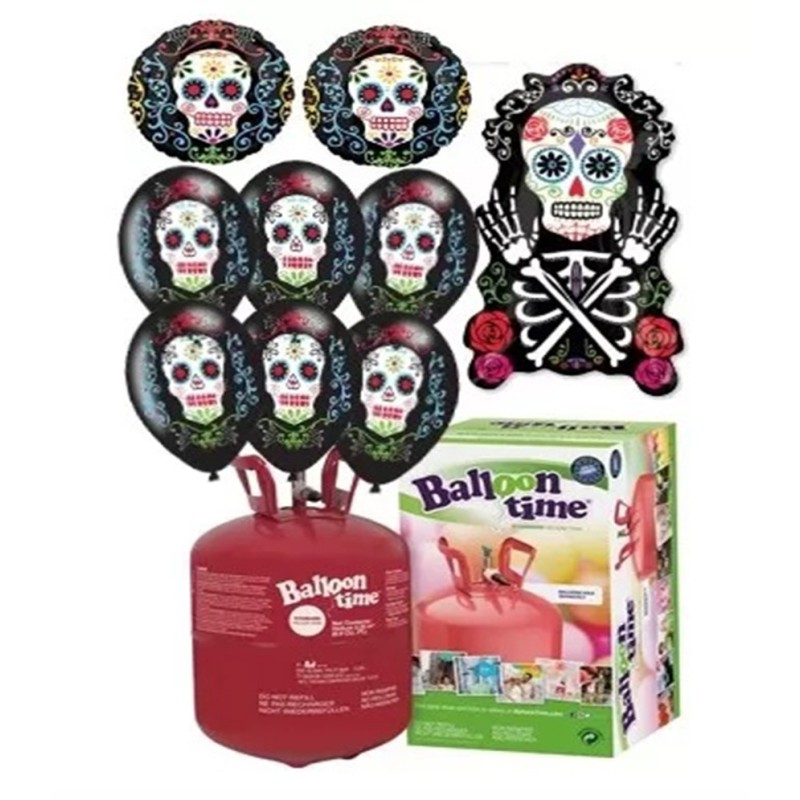 PACK GLOBOS CALAVERA CATRINA HALLOWEEN PLUS PACK GLOBOS CALAVERA CATRINA HALLOWEEN PLUS