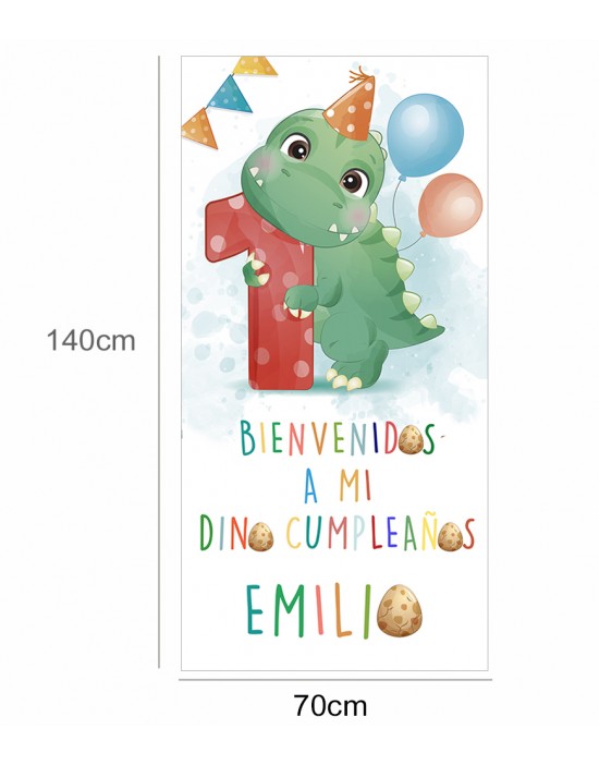 Cartel Cumpleaños Dino