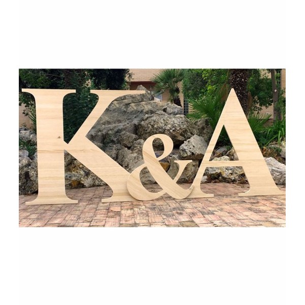 Letras Madera Boda