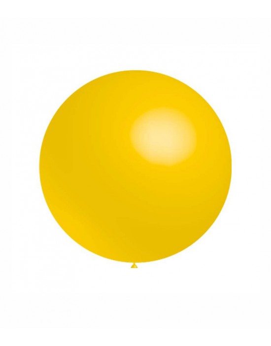 Globos de látex de 2Ft (61Cm) Amarillo Balloonia