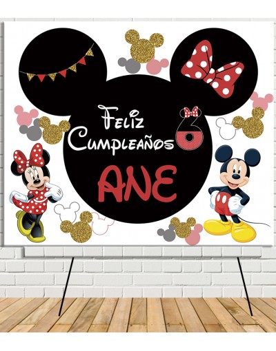 Mickey y Minnie mesa dulce