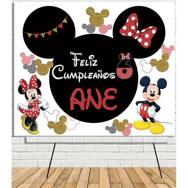 Mickey y Minnie mesa dulce