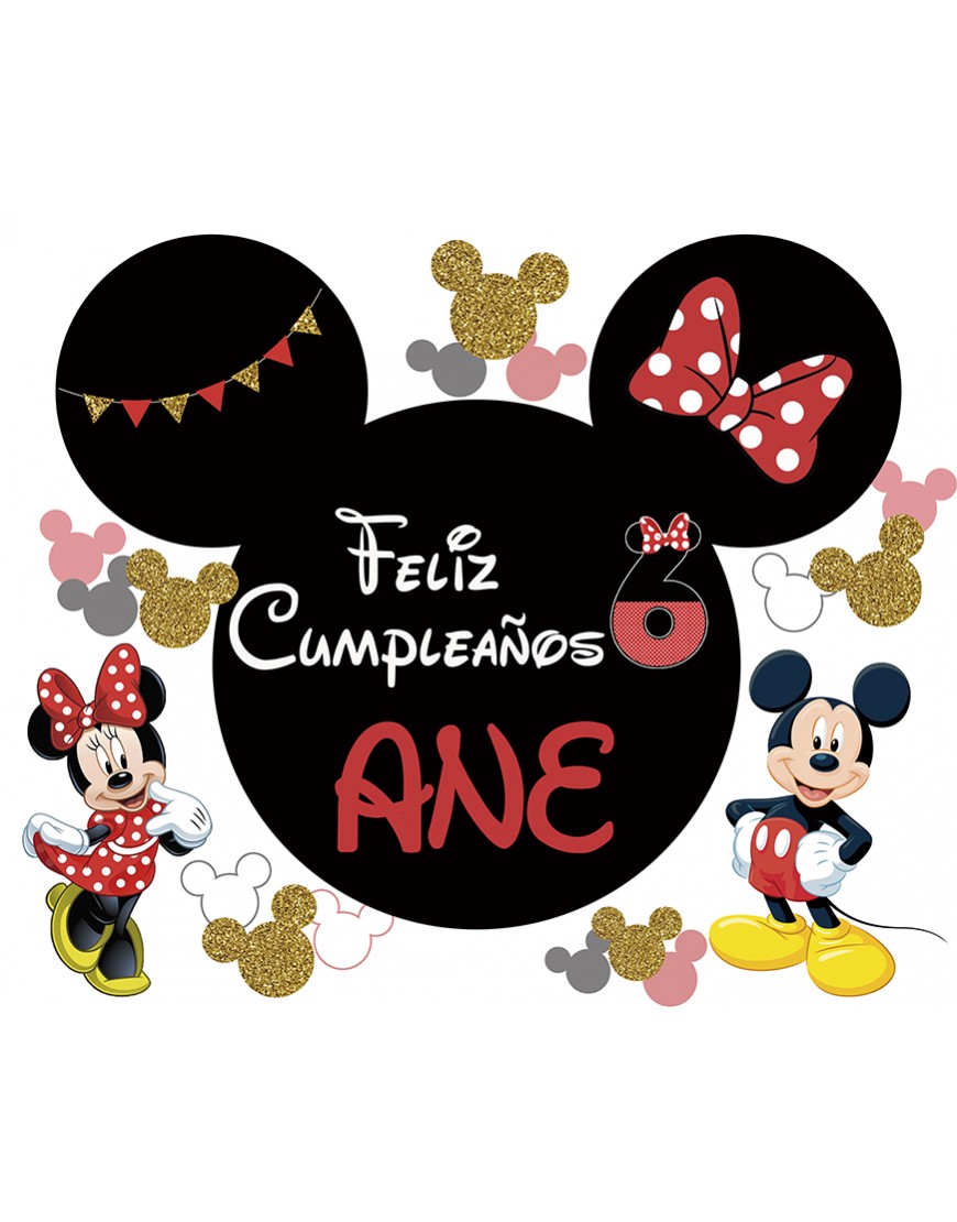 Mickey y Minnie mesa dulce
