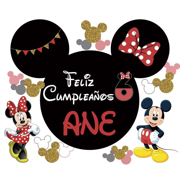 Mickey y Minnie mesa dulce