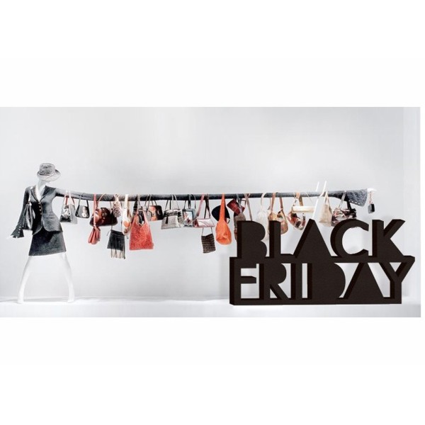 Letras escaparate Black Friday
