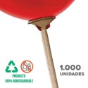 Pack de 1.000 Soportes para Globos Biodegradables 38cm