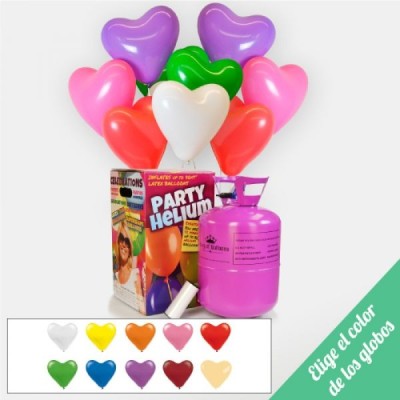 Globos Corazones Rojo/Blanco/Rosa 25cm 6pcs - Partywinkel