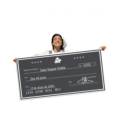 Cheque Gigante Americano Cheque Gigante Americano