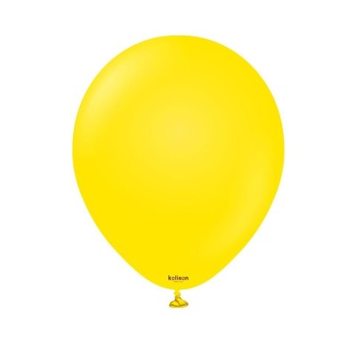 Globos de Látex Standard Amarillo Kalisan Globos de Látex Standard Amarillo Kalisan