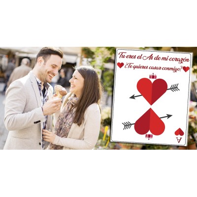 Carta Poker de Pedida - Tu Fiesta Mola Mazo Carta Poker de Pedida - Tu Fiesta Mola Mazo