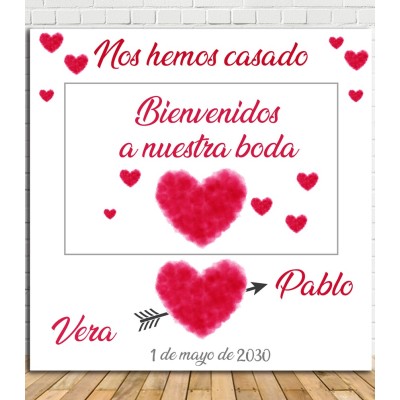 Photocall Boda Love Photocall Boda Love