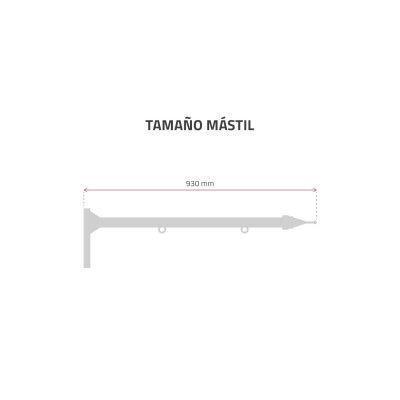 Banderola luminosa rectangular colgante