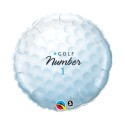 Globo de foil de pelota golf 45 cm.