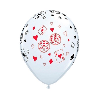 Globo látex Póquer