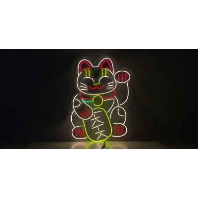 Neón Maneki-neko - Gato de la Suerte Neón Maneki-neko - Gato de la Suerte