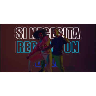 Neón si necesita reggaeton dale