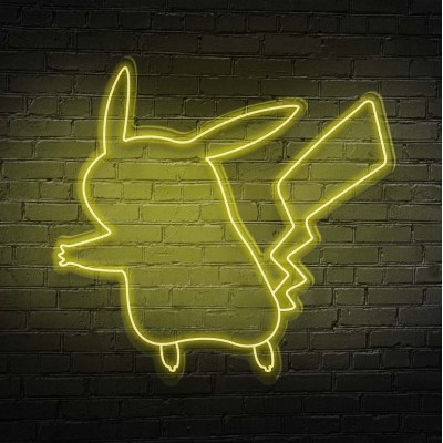 Neón Silueta Pikachu Neón Silueta Pikachu