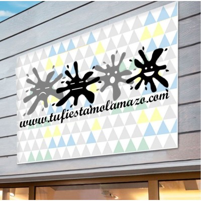 Cartel sin luz sin marco