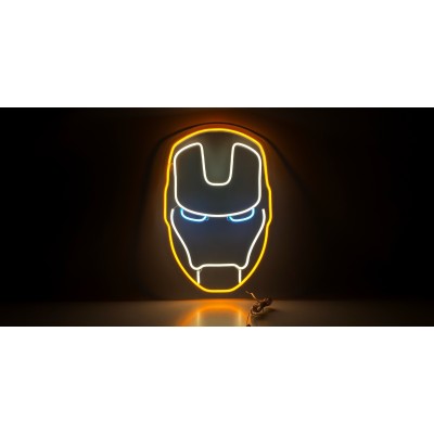 Neón inspiración Iron Man Neón inspiración Iron Man