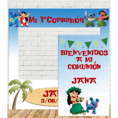 Photocall Comunión Lilo & Stitch Photocall Comunión Lilo & Stitch