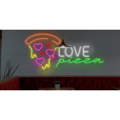 Neon Love pizza Neon Love pizza