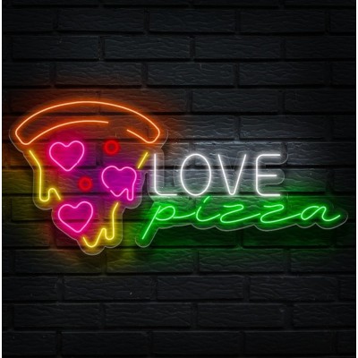 Neon Love pizza Neon Love pizza