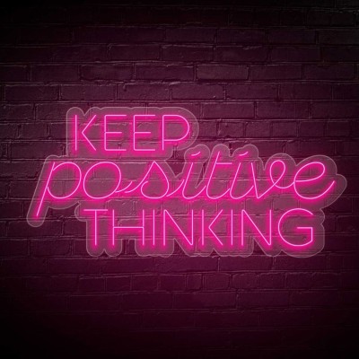 Neón 'Keep positive thinking' Neón 'Keep positive thinking'
