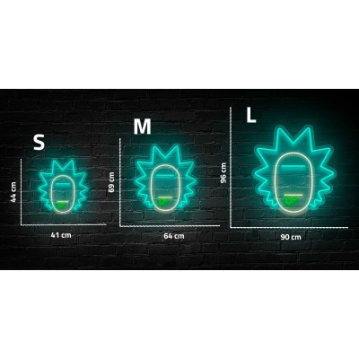 Neón Rick y Morty Neón Rick y Morty
