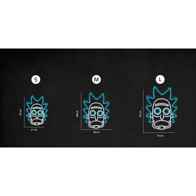 Neón Rick de Rick & Morty Neón Rick de Rick & Morty