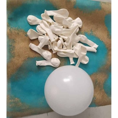 Globos de 5" Fashion Solido Blanco