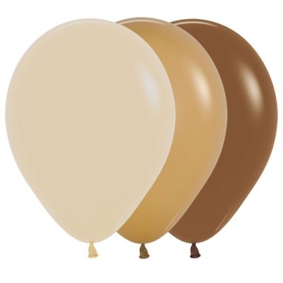 Globos Latex Surtido Mezclas Cafe