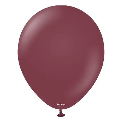 Globos Látex Standard Burgundy Kalisan Globos Látex Standard Burgundy Kalisan