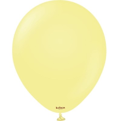 Globos Látex Macaron Amarillo Kalisan Globos Látex Macaron Amarillo Kalisan
