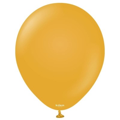 Globos Látex Retro Mustard Kalisan