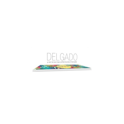 Rótulo luminoso delgado