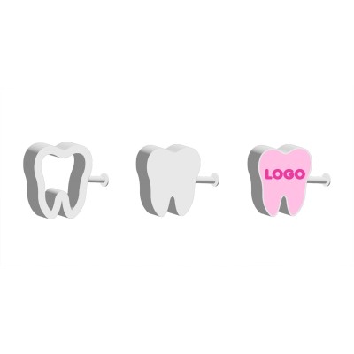 Cartel clínica dental en forma de muela