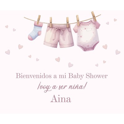 Photocall Baby Shower Niña
