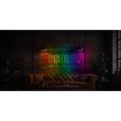 Neón inspiración absolut